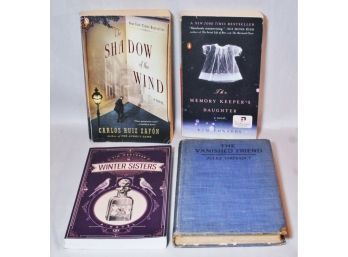 S    4 Novels Fiction Vanished Friend WINTER SISTERS Memory Keepers Daughter GREAT!