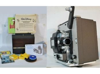 S    Bell & Howell Autoload 8mm Motion Picture Projector 462A & Movie Films !!  TESTED WORKS !!
