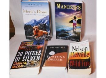 S    5 BOOKS Novels / Fiction Dogs / Block Island  Nelson DeMille ALL GREAT READS!