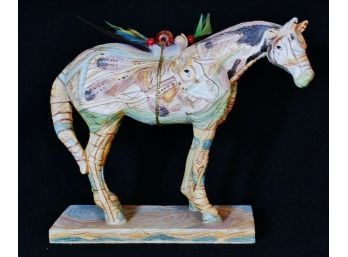 S   The Trail Of Painted Ponies Horse Statue Sculpture #12221 Fetish Pony LYNN BEAN