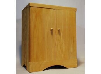 NS   Solid Wood Doll Furniture Wardrobe / Armoir Or Spice Box ?