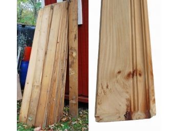 NS    33  Vintage Knotty Pine Tongue And Groove Plank Boards 7 Ft Each -  Seasoned / Stored In Barn Loft NICE!