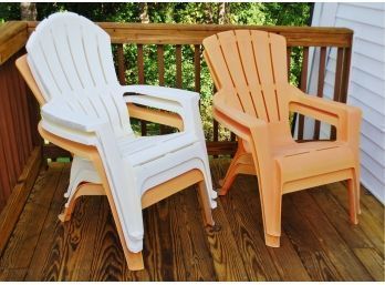 NS    5 Outdoor PVC Patio / Lawn Chairs  Patio Furniture