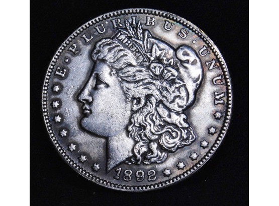 1892-CC  Morgan Silver Dollar CARSON CITY  90 Percent Silver SUPER COIN! RARE  DATE! And VAM (ccf4)