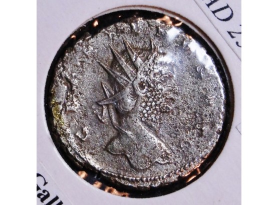 Ancient Roman Coin Radiate Gallienus Circa 260 A.D.  Fine (LLmdc3)