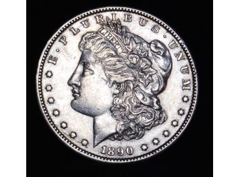 1890-SMorgan Silver Dollar  90 Percent Silver BU Super High Quality! (tra5)