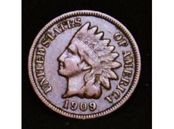 1909 Indian Head Cent / Penny XF  Nice   (hab8)