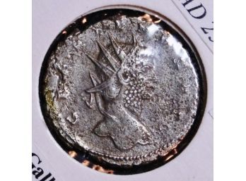 Ancient Roman Coin Radiate Gallienus Circa 260 A.D.  Fine (LLmdc3)
