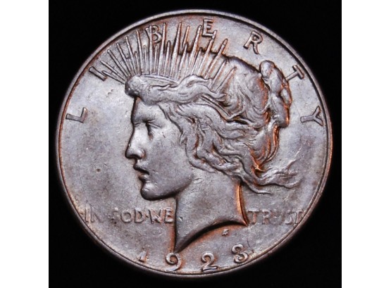 1923-S Peace Dollar 90 Percent Silver XF Plus Lustrous (8gy3)