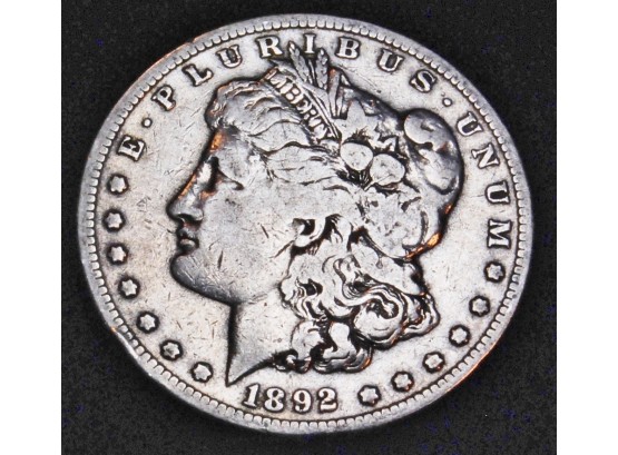 1892-S Morgan Silver Dollar 90 Silver KEY DATE!   (3mgm2)