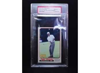2001 SI For Kids TIGER WOODS Athlete Of Yr - British PSA Graded NM / M 8  (LLnbt7)