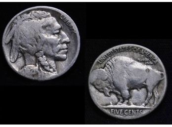1921-S  KEY  DATE  Early Buffalo Nickel  (sant3)