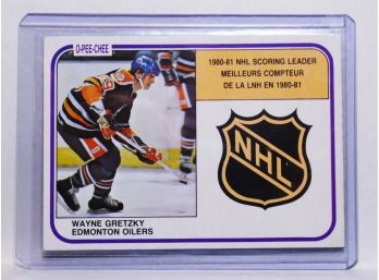 1981 Wayne Gretsky #384 O-Pee-Chee Edmonton Oilers 2nd Yr Sports / Hockey Card Near Mint Or Better (LLvafr3)