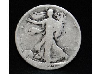 1920-S Walking Liberty Half Dollar Semi KEY Date ! TOUGH DATE TO FIND! (rt5)