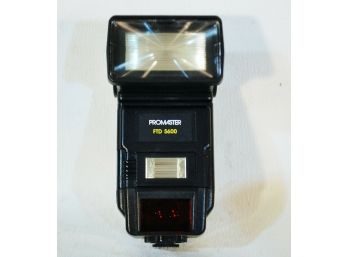 Promaster FTD 5600 Flash Unit For Canon Camera Swivel Tilt Bounce Zoom WORKS