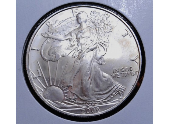 2006 American Silver Eagle .999 Silver 1 Oz. Silver Dollar (aps9)