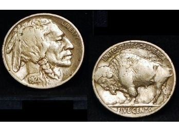 1921 Buffalo Nickel VF PLUS Super Coin! Early Date! (5ake5)
