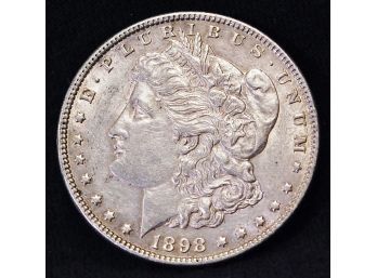 1898 Morgan Silver Dollar 90 Percent Silver BU UNCIRCULATED  (9xjb76)