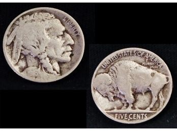 RARE 1916-D  Buffalo Nickel Super Coin! FINE / Very Fine Early KEY DATE!  (2mnc7)