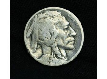 1925-D US BUFFALO NICKEL Coin 5C Partial Horn Faint Date SEMI-KEY DATE!  G Nice (eg)