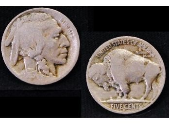 1916-S Buffalo Nickel Semi-Key Date!!  FINE  (3jgb6)