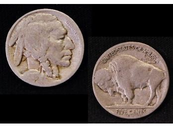 1919-S Buffalo Nickel VERY RARE DATE! Fine Nice Coin!  (6gm29)