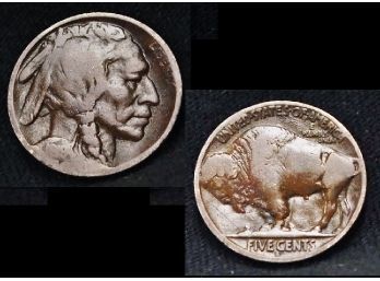 1919-S Buffalo Nickel VERY RARE DATE! Fine Or Better!  (4xxm7)