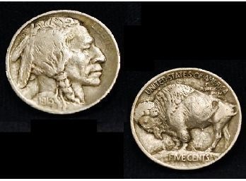 1913 Buffalo Nickel XF Super Coin!! Full Horn  (3Lme5)
