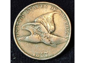 1857 Flying Eagle Cent  XF  SUPER! (ruh4)