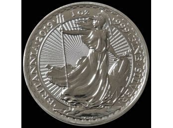 2018 British Britannia 1 Oz Pure .9999 Silver British Royal Mint Proof BEAUTIFUL! (bpc5)
