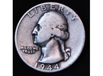 1944-S  Washington Silver Quarter  (exc54)