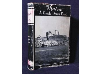 Book: MAINE - A Guide Down East ORIG 1937 Edition