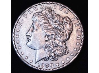 1900 Morgan Silver Dollar XF Plus / AU  (49sch)