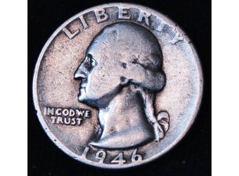 1946 Washington Silver Quarter  (rup63)