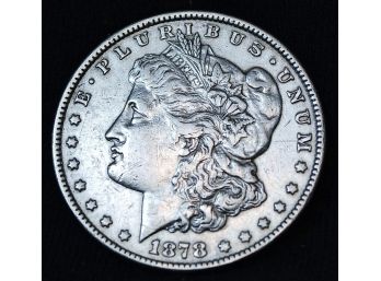 1878 Morgan Silver Dollar XF Lightly Circulated Key Date! SUPER! (7fam2)