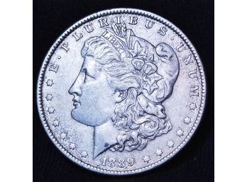 1889 Morgan Silver Dollar AU / UNCIRC  (5mtg3)