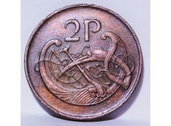 1982 Ireland 2 Pence UNCIRC (8bbk7)