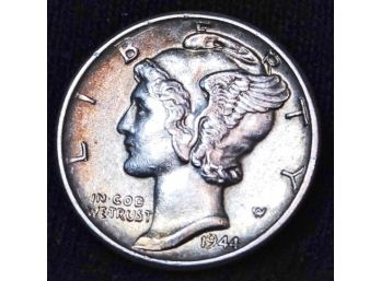 1944 Mercury Silver Dime BU Brilliant & Uncirculated!  (2xbv7)