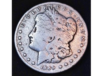 1889-o  Morgan Silver Dollar Good (25rfd)