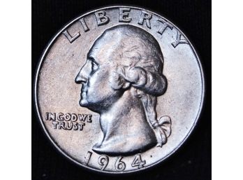 1964 Washington Silver Quarter BU UNCIRC (urg18)
