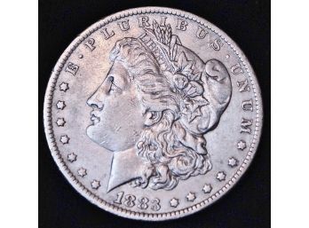 1883-O Morgan Silver Dollar AU / XF Plus SUPER! 7jbs8()