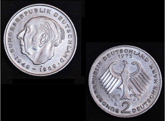 1973 Deutschland 2 Deutsche Mark  BU (6abc6)