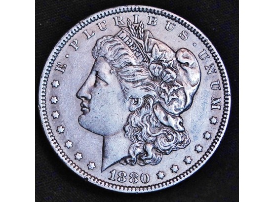 1880  Morgan Silver Dollar  (qup51)