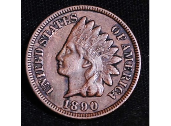 1891 Indian Head Cent Penny XF  3 DIAMONDS! Nice! (7agh5)