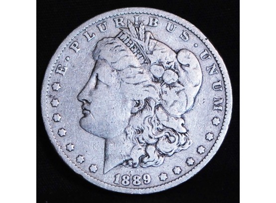 1889 Morgan Silver Dollar (14cam)