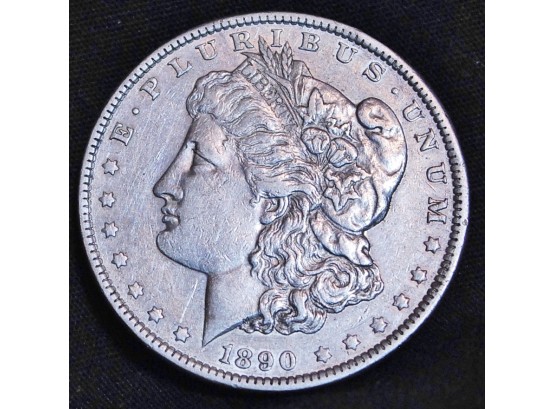 1890  Morgan Silver Dollar (39jag)