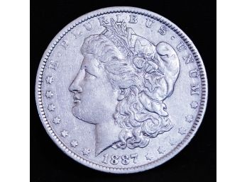 1887  Morgan Silver Dollar  (4evc2)
