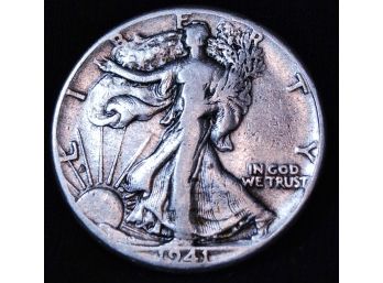 1941 Walking Liberty Silver Half Dollar (2cgm4)
