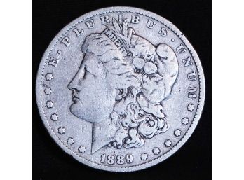 1889 Morgan Silver Dollar (14cam)