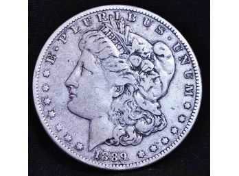 1889  Morgan Silver Dollar  (4cmc9)